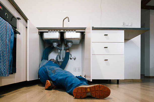Professional Drain Cleaning technician working in Fayette City, PA